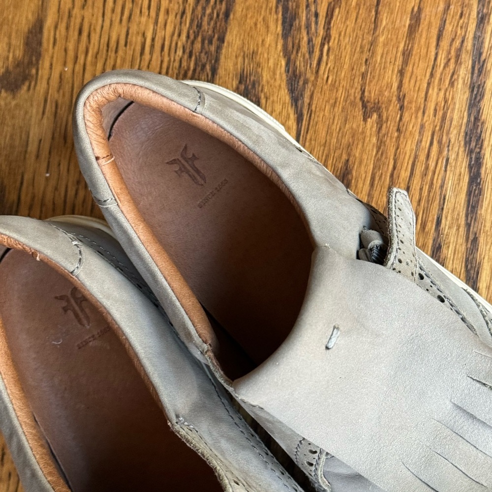 Frye Gemma Kiltie Grey leather Sneakers - Picture 16 of 16